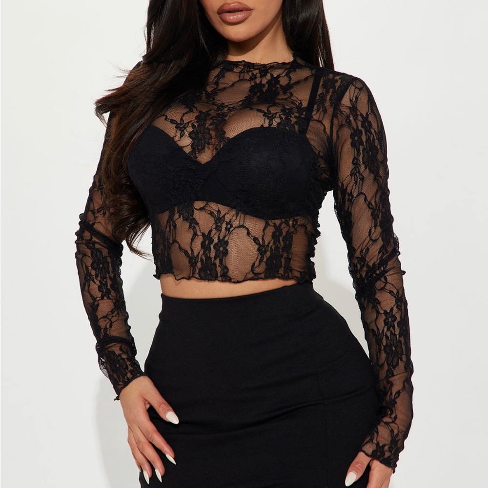 Fashion Nova| Sloan Mesh Top